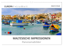 MALTESISCHE IMPRESSIONEN - Panoramabilder (Wandkalender 2024 DIN A3 quer), CALVENDO Monatskalender