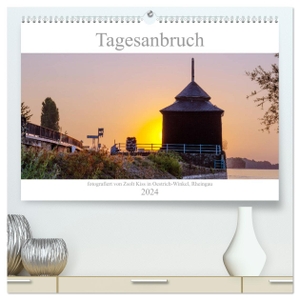 Kiss, Zsolt. Tagesanbruch am Rhein (hochwertiger Premium Wandkalender 2024 DIN A2 quer), Kunstdruck in Hochglanz - Tagesanbruch am Rhein. Calvendo, 2023.