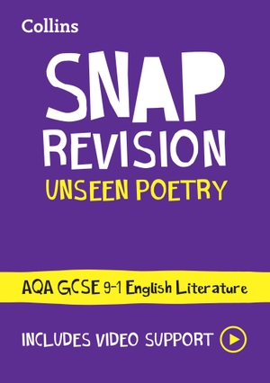 Collins Gcse. Aqa Unseen Poetry Anthology Revision Guide - Ideal for Home Learning, 2022 and 2023 Exams. HarperCollins UK, 2022.
