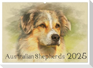 Australian Shepherds 2025 (Wandkalender 2025 DIN A2 quer), CALVENDO Monatskalender