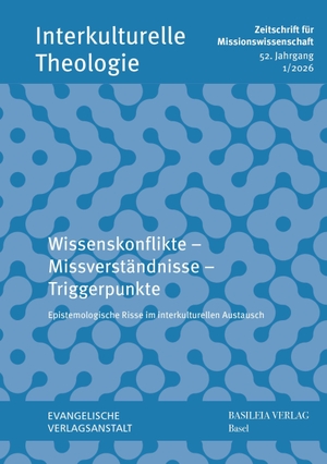 Im Auftrag der Deutschen Gesellschaft für Missionswissenschaft und der Basler Mission / Andreas Heuser et al (Hrsg.). Wissenskonflikte - Missverständnisse - Triggerpunkte - Epistemologische Risse im interkulturellen Austausch. Evangelische Verlagsansta, 2026.