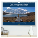 Der Annapurna Trek (hochwertiger Premium Wandkalender 2024 DIN A2 quer), Kunstdruck in Hochglanz