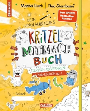 Hart, Marisa. #buch4you: Dein unglaubliches Kritzel-Mitmach-Buch - Kids-Edition ab 7: Tierisch abgefahren!. Carlsen Verlag GmbH, 2025.