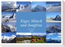 Eiger, Mönch und Jungfrau 2024 (Wandkalender 2024 DIN A2 quer), CALVENDO Monatskalender
