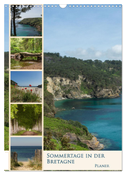 Sommertage in der Bretagne (Wandkalender 2025 DIN A3 hoch), CALVENDO Monatskalender