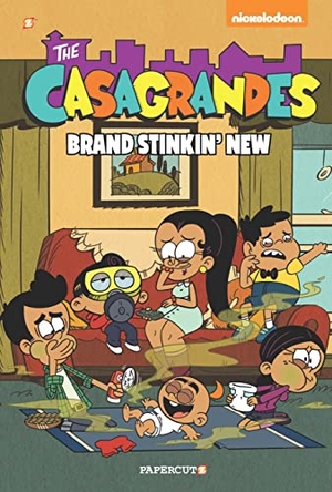 The Loud House Creative Team. The Casagrandes Vol. 3 - Brand Stinkin' New. Papercutz, 2022.