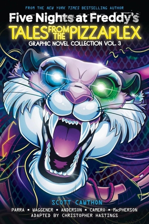 Cawthon, Scott / Andrea Waggener. FNAF Tales From the Pizzaplex Graphic Novel Collection Vol 3. Scholastic, 2026.