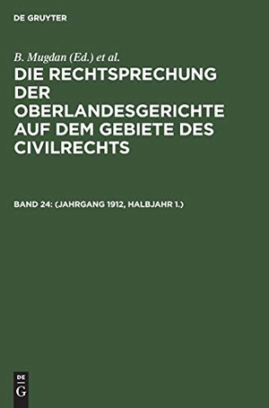 Falkmann, R. / B. Mugdan (Hrsg.). (Jahrgang 1912, Halbjahr 1.). De Gruyter, 1912.