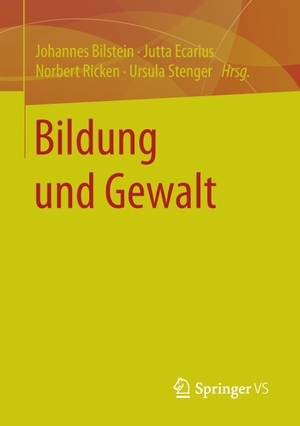 Bilstein, Johannes / Ursula Stenger et al (Hrsg.). Bildung und Gewalt. Springer Fachmedien Wiesbaden, 2015.