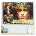 Golden Boys. Feminin, sinnlich, verführersich und schön (hochwertiger Premium Wandkalender 2024 DIN A2 quer), Kunstdruck in Hochglanz