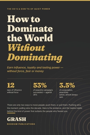 Grash. How to Dominate the World Without Dominating - The Do's & Don'ts of Earning Influence, Loyalty and Lasting Power - Without Force. Amazon Digital Services LLC - Kdp, 2026.