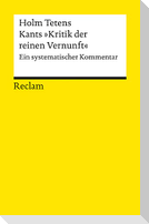 Kants "Kritik der reinen Vernunft"