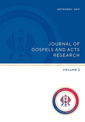 Bauckham, Richard / Robert Tilley. Journal of Gospels and Acts Research Volume 3. Sydney College of Divinity, 2019.