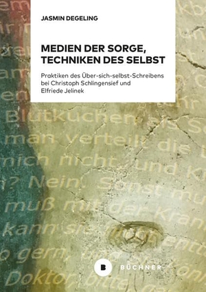 Degeling, Jasmin. Medien der Sorge, Techniken des Selbst - Praktiken des Über-sich-selbst-Schreibens bei Schlingensief und Jelinek. Büchner-Verlag, 2021.