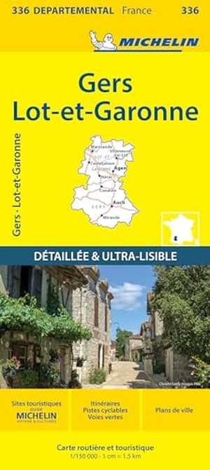 Michelin Gascogne - Map. Michelin Editions, 2024.