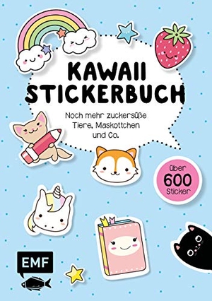 Kawaii Stickerbuch - Band 2 - Noch mehr zuckersüße Tiere, Maskottchen und Co.. Edition Michael Fischer, 2020.