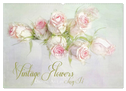 Vintage Flowers (Wandkalender 2024 DIN A2 quer), CALVENDO Monatskalender