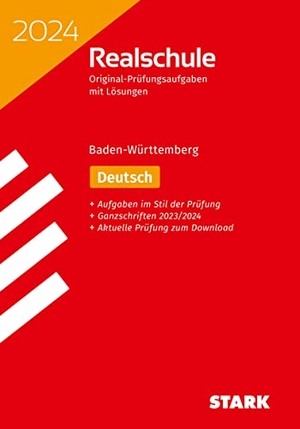 Engel, Anja / Franziska Schnurrer. STARK Original-Prüfungen Realschule 2024 - Deutsch - BaWü. Stark Verlag GmbH, 2023.