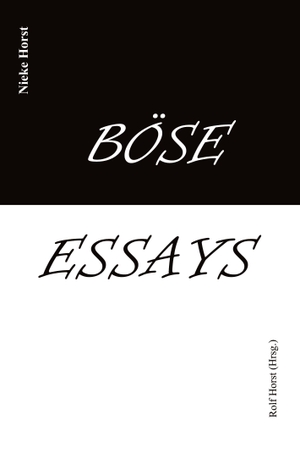 Horst, Nieke. Böse Essays - Autismus, Psychotherapie, PTBS, Sucht, Alkoholismus, Neurodiversität, Postwachstum, Zen, Christenheit, Permakultur, Ökologie, ökolog. Fußabdruck, Diversität, Trauma, Insomnie. tredition, 2024.