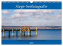 Stege - Seefotografie (Wandkalender 2024 DIN A3 quer), CALVENDO Monatskalender