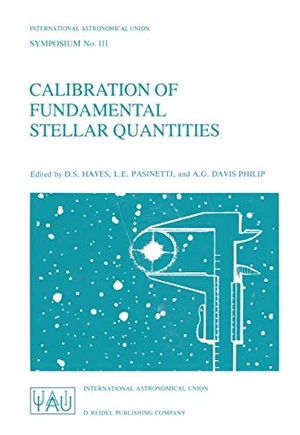 Hayes, D. S. / A. G. Davis Philip et al (Hrsg.). Calibration of Fundamental Stellar Quantities - Proceedings of the 111th Symposium of the International Astronomical Union held at Villa Olmo, Como, Italy, May 24¿29, 1984. Springer Netherlands, 1985.