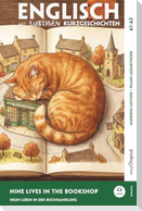 Englisch lernen mit lustigen Kurzgeschichten (A1-A2) - Nine Lives in the Bookshop (+ Audio-Online)