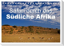 Safari durch das Südliche Afrika (Tischkalender 2025 DIN A5 quer), CALVENDO Monatskalender