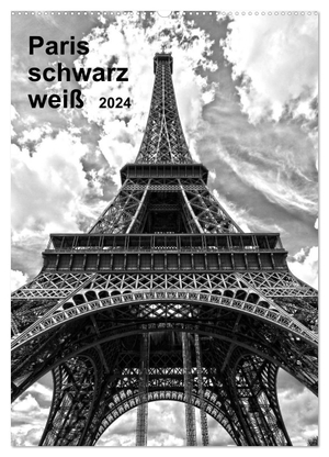 Bodenstaff, Petrus. Paris schwarz weiß 2024 (Wandkalender 2024 DIN A2 hoch), CALVENDO Monatskalender - Entdecken Sie Paris in wundervollen schwarz-weiß Aufnahmen. Calvendo Verlag, 2023.