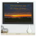 Impressionen aus St. Peter-Ording (hochwertiger Premium Wandkalender 2025 DIN A2 quer), Kunstdruck in Hochglanz