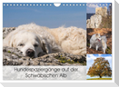 Hundespaziergänge auf der Schwäbischen Alb (Wandkalender 2025 DIN A4 quer), CALVENDO Monatskalender