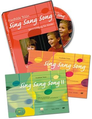Trüün, Friedhilde. Sing Sang Song (2 Bücher und DVD) - Kinder-Stimmbildung Komplettpaket. Carus-Verlag Stuttgart, 2009.