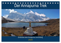 Der Annapurna Trek (Tischkalender 2025 DIN A5 quer), CALVENDO Monatskalender