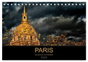Paris - Impressionen einer Weltstadt (Tischkalender 2024 DIN A5 quer), CALVENDO Monatskalender