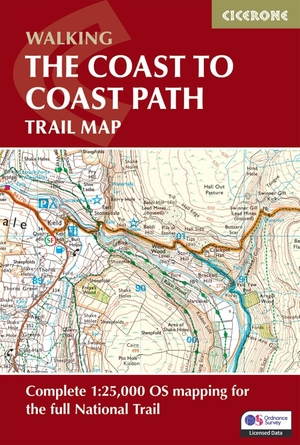 Marsh, Terry. Walking the Coast to Coast Path Trail Map - Complete 1:25,000 OS trail map for the full National Trail. Cicerone Press, 2026.