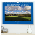Landschaften rund um Marienheide (hochwertiger Premium Wandkalender 2024 DIN A2 quer), Kunstdruck in Hochglanz