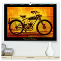 Motorrad Oldtimer (hochwertiger Premium Wandkalender 2024 DIN A2 quer), Kunstdruck in Hochglanz