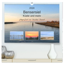 Bensersiel Küste und mehr (hochwertiger Premium Wandkalender 2024 DIN A2 quer), Kunstdruck in Hochglanz