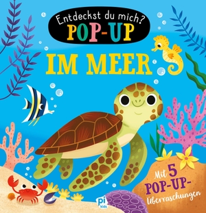 Phoenix International Publications Germany GmbH (Hrsg.). Im Meer - Entdeckst du mich? Pop-up-Buch - Pappbilderbuch mit bunten Pop-ups und lustigen Reimen. Phoenix Int Publications, 2026.