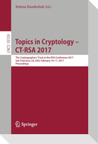 Topics in Cryptology ¿ CT-RSA 2017