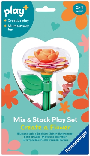 Play+ Blumen Steck- und Spiel-Set: Kleiner Blütenzauber orange - ab 2 Jahre. Ravensburger Spieleverlag, 2026.