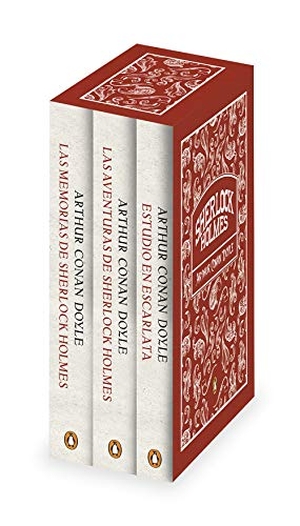 Doyle, Arthur Conan. Sherlock Holmes : Estudio en escarlata ; Las aventuras de Sherlock Holmes ; Las memorias de Sherlock Homes. PENGUIN CLASICOS, 2021.