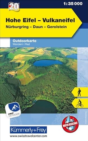 Hallwag Kümmerly+Frey AG (Hrsg.). Hohe Eifel Vulkaneifel Nr. 20 Outdoorkarte Deutschland 1:35 000 - Nürburgring, Daun, Gerolstein, free Download mit HKF Outdoor App. Kümmerly und Frey, 2021.