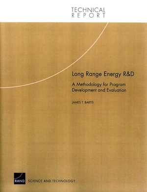 Bartis, James T. Long Range Energy Research and Development - A Methodology for Development and Evaluation. RAND Corporation, 2004.
