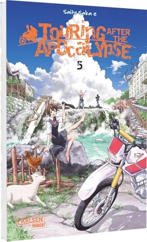 Saito, Sakae. Touring After the Apocalypse  5 - Slice-of-Life-Manga-Serie über zwei Freundinnen auf Endzeit-Tour durch ein zerstörtes Japan. Carlsen Verlag GmbH, 2025.