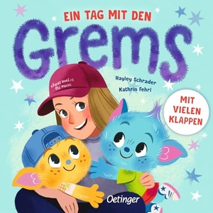 Schrader, Hayley. Ein Tag mit den Grems - Mit vielen Klappen. Oetinger, 2026.