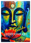 Lebensfreude Buddha (Wandkalender 2025 DIN A4 hoch), CALVENDO Monatskalender