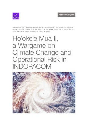 Rooney, Bryan / Wolf, Vanessa et al. Ho'okele Mua II, a Wargame about Climate Change and Operational Risk in Indopacom. RAND Corporation, 2025.