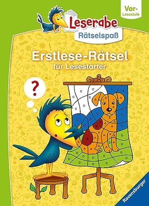 Bürgermeister, Tanja. Ravensburger Leserabe Rätselspaß - Erstlese-Rätsel für Lesestarter ab 5 Jahren - Vor-Lesestufe. Ravensburger Verlag, 2022.
