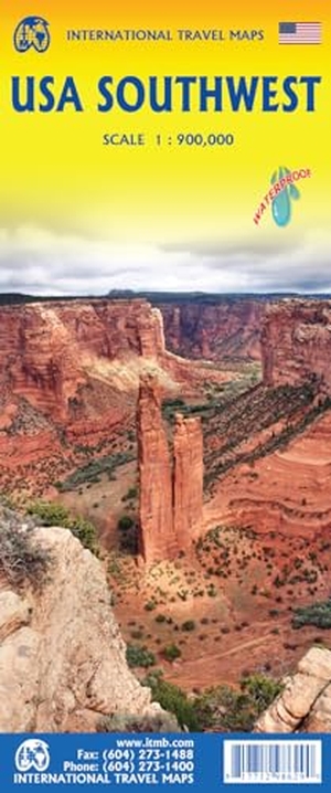 USA Southwest - 1:900000. International Travel Maps, 2026.