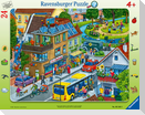 Ravensburger Kinderpuzzle - Unsere grüne Stadt - 24 Teile Rahmenpuzzle für Kinder ab 4 Jahren mit Suchspiel